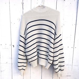 Striped Alex Mill Sweater Medium